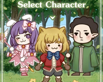 Forest of Savior Vinyl Stickers (clear), 2.5"-2.7"
