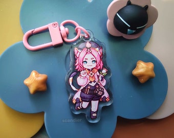 Diona Acrylic Keychain