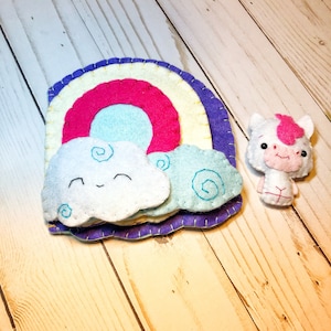 Finished Noialand Rainbow Felt Quiet Book