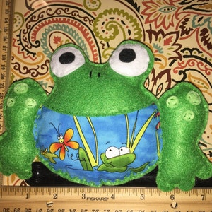 Felt Frog Plush Animal Toy