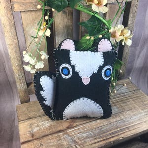 Small Felt Skunk Plushie