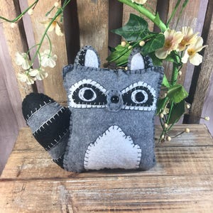 Felt Plush Raccoon