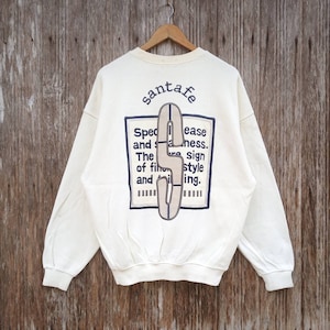 Selten!! Santa Fe Stickerei Logo Sweatshirts Unisex Große Größe