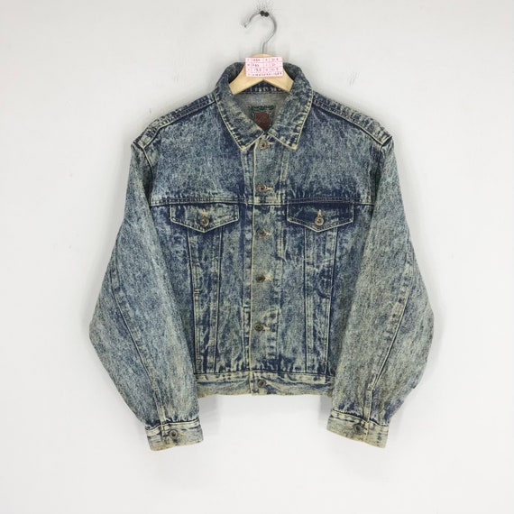 【A.P.C】FEMME 3rd DENIM JKT Vintage wash Vintage 90s Denim Bleach Trucker Jacket Acidwash Blue Denim