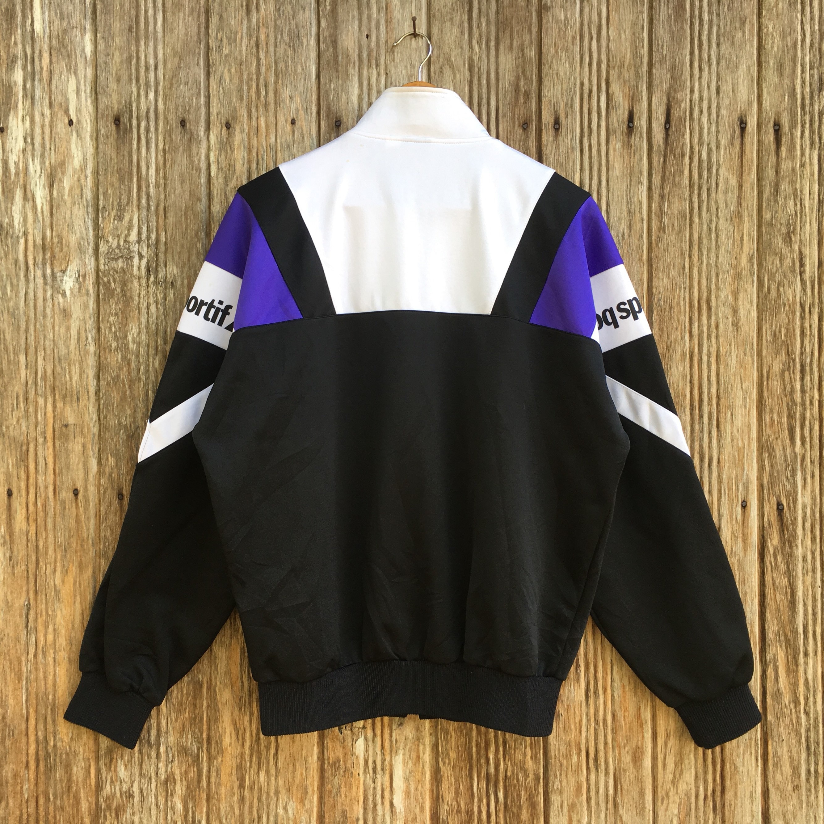 Vintage Le Coq Sportif Colourblock Sweater Jacket Unisex Medium