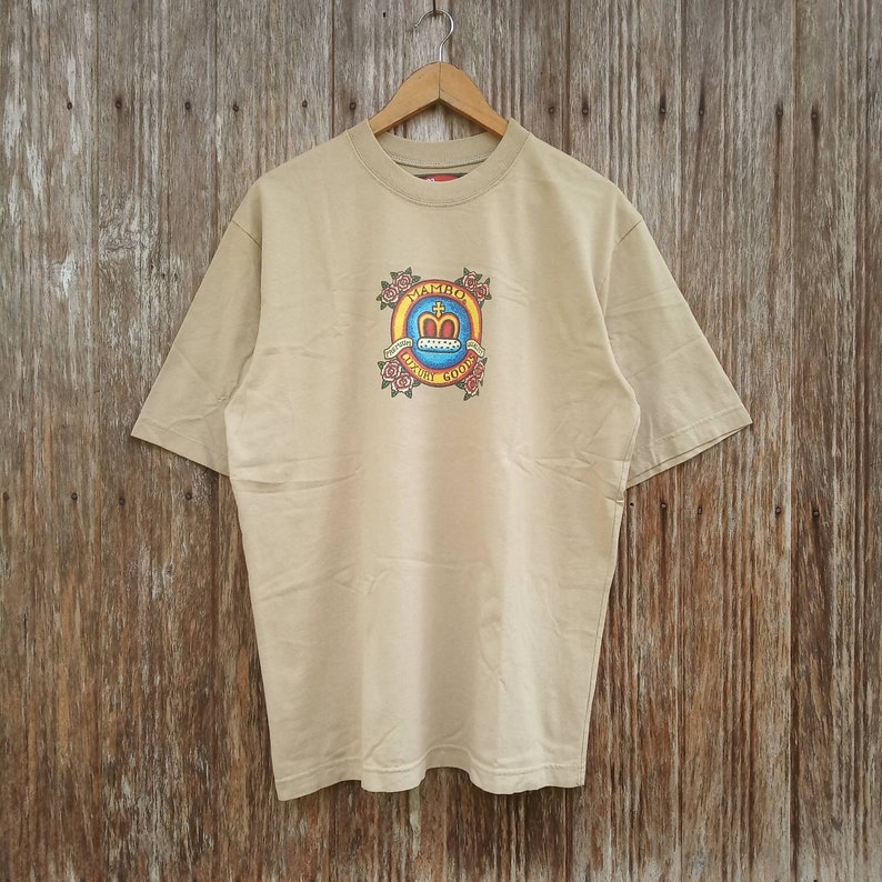 Rare! Vintage Mambo Graphics Art Australia Surf Style T-shirt size L