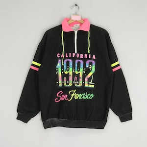 Vintage San Francisco Sweatshirt San Francisco Calofornia Sweater San Francisco Crewneck San Francisco Sail Boat Logo Pullover Size L