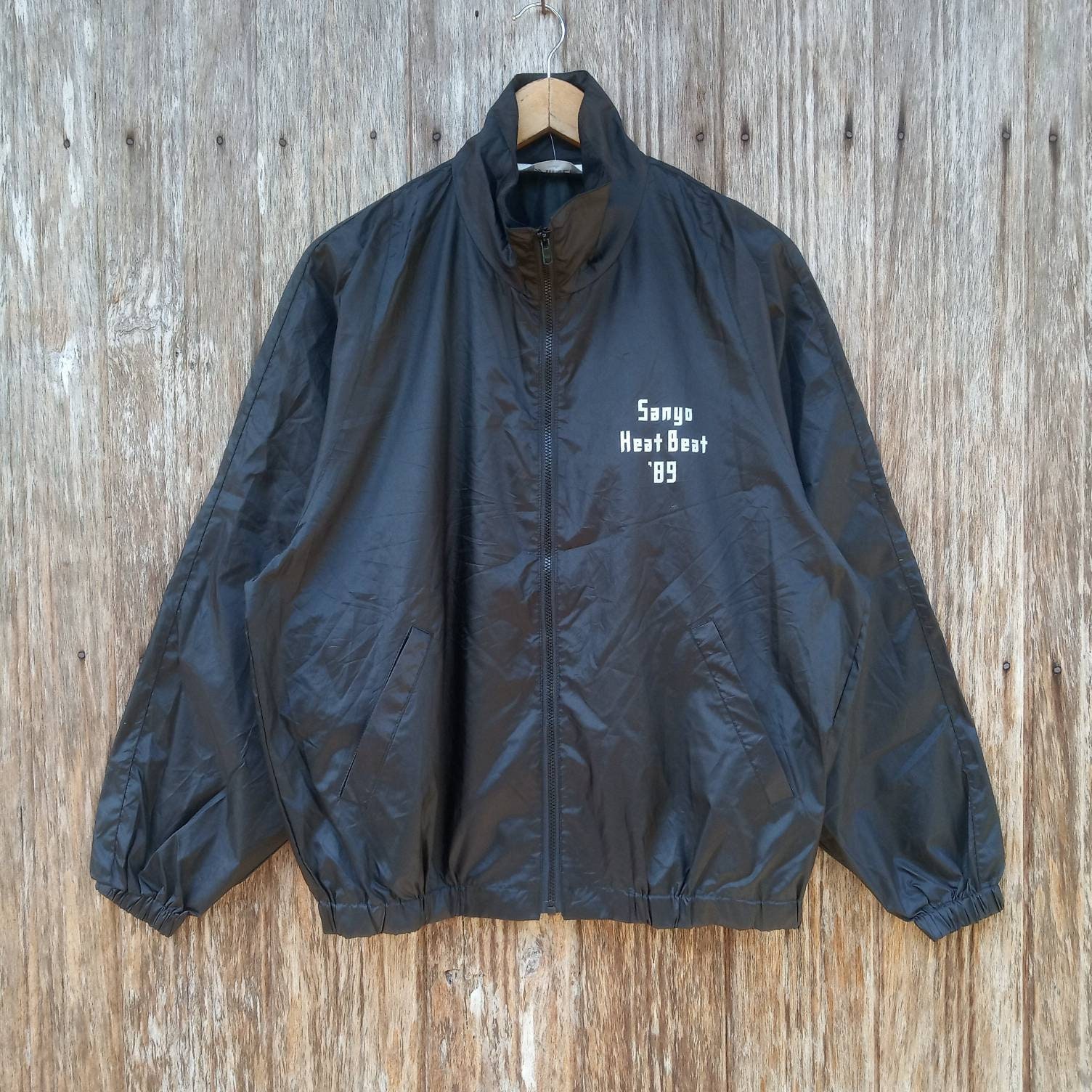 Vintage 90s Light Jacket Black Large Pop Rock Band Vintage 90s Light Jacket Black Large Pop Rock Band