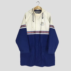 Vintage 90s Honda Racing Blue Jacket Hoodie Large Honda Racing Team Motorsports Light Jacket Outerwear Honda Japan Racing Jacket Coat Size L