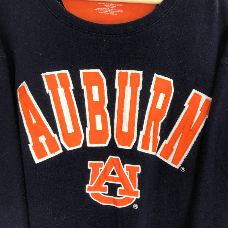 Vintage Auburn Tigers Sweatshirt Auburn Sweater Auburn Etsy