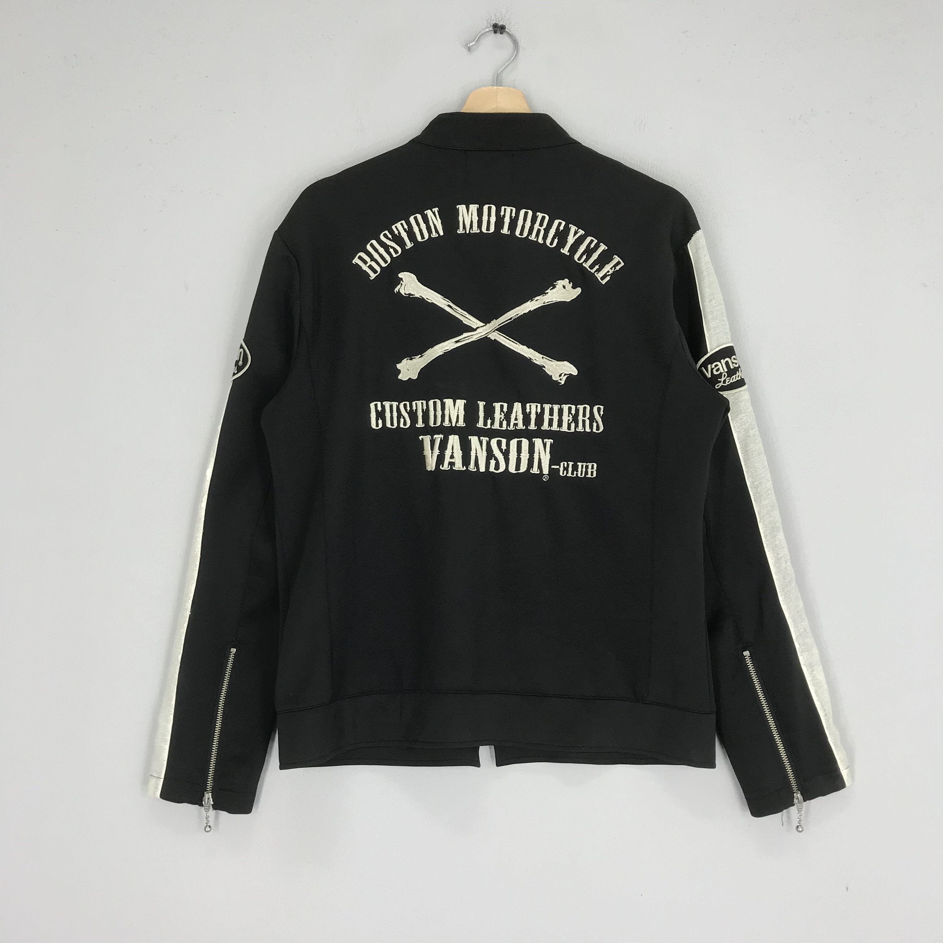 vanson leather spider jacket
