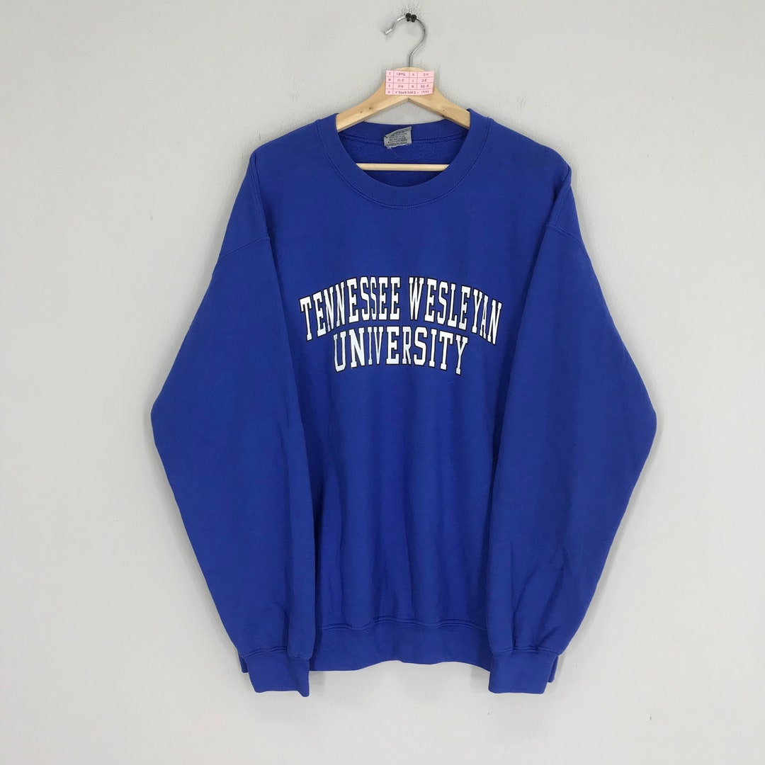 Vintage Tennessee Wesleyan University Sweatshirts Wesleyan Crewneck ...