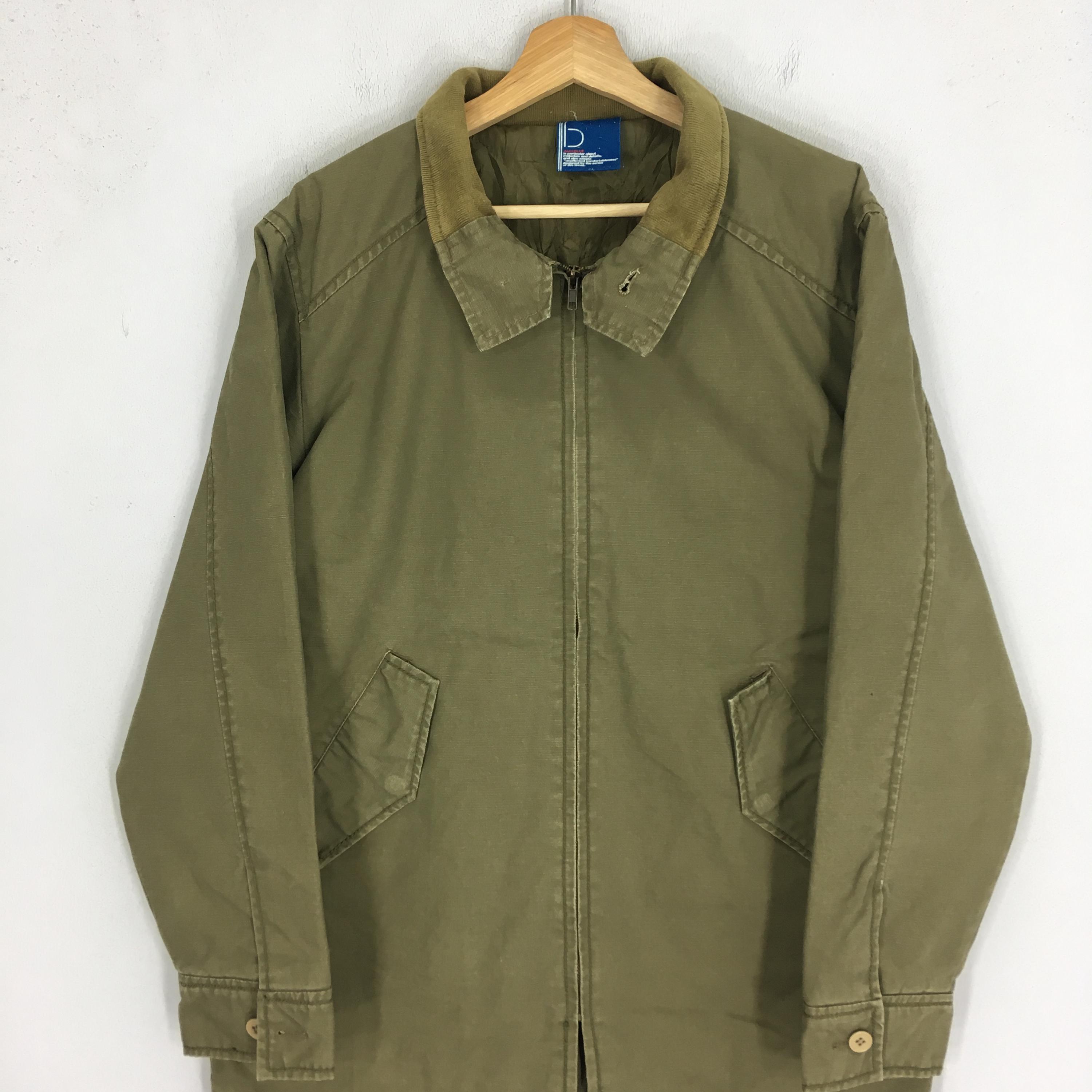 ジャケット・アウター VINTAGE KOREA JACKET GREEN Vintage Rageblue Japanese Workers Olive Green Jacket Large