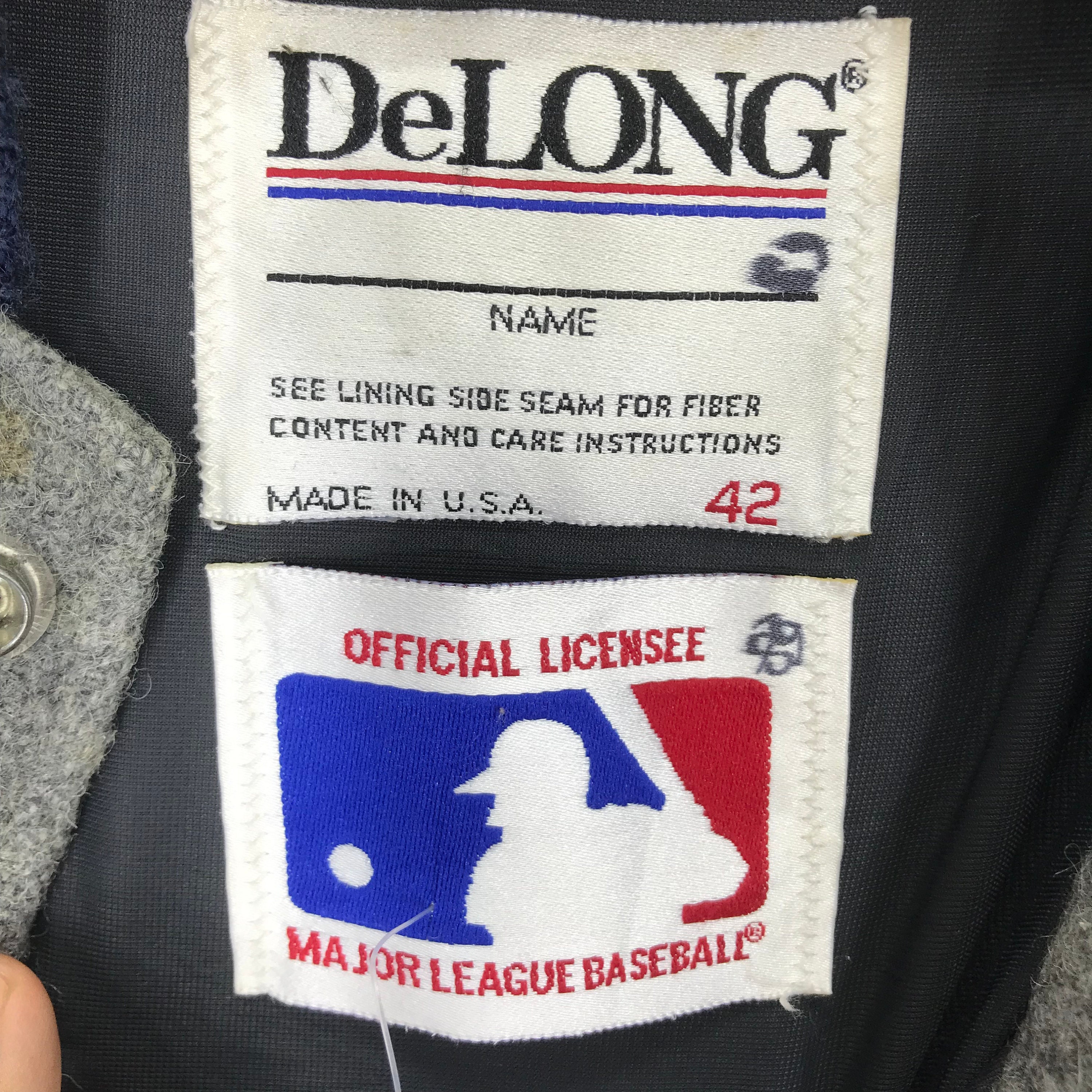 Vintage 90's New York Yankees Wool Varsity Jacket Large NY New