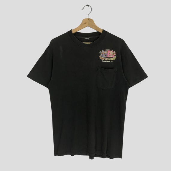 Vintage 90's Ron Jon Surf Shop Surfing Black Tshirt Medium Ron Jon