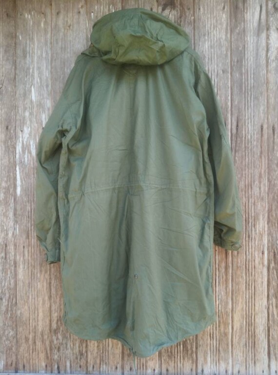 Buy Rare Vintage M-65 US Army Fishtail Parka Hoodie Nice Design