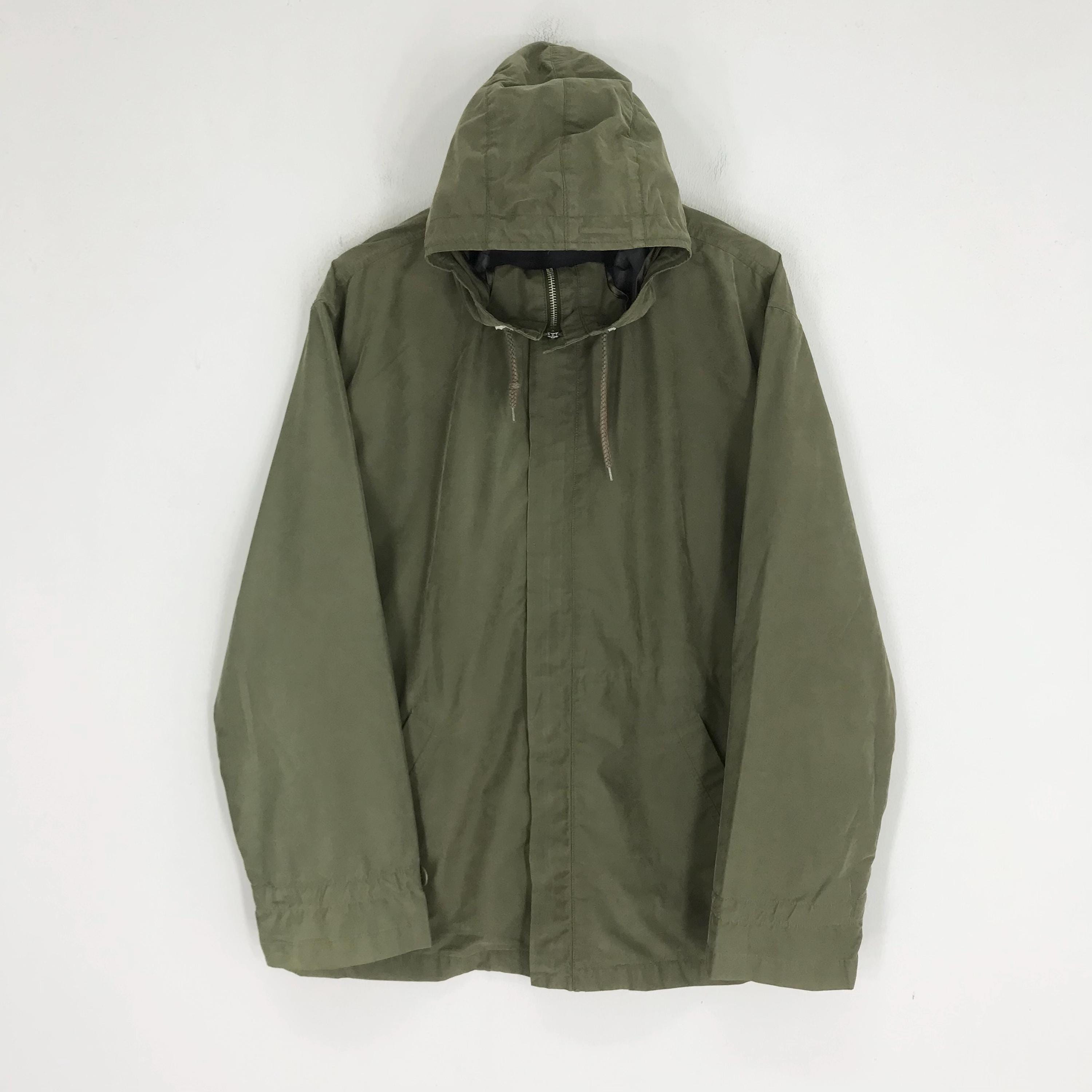 Vintage Paul Smith Jeans Olive Green Parka Jacket Medium Paul