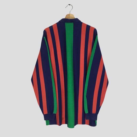 Vintage 90's Polo Ralph Lauren Multicolor Striped Xlarge Polo