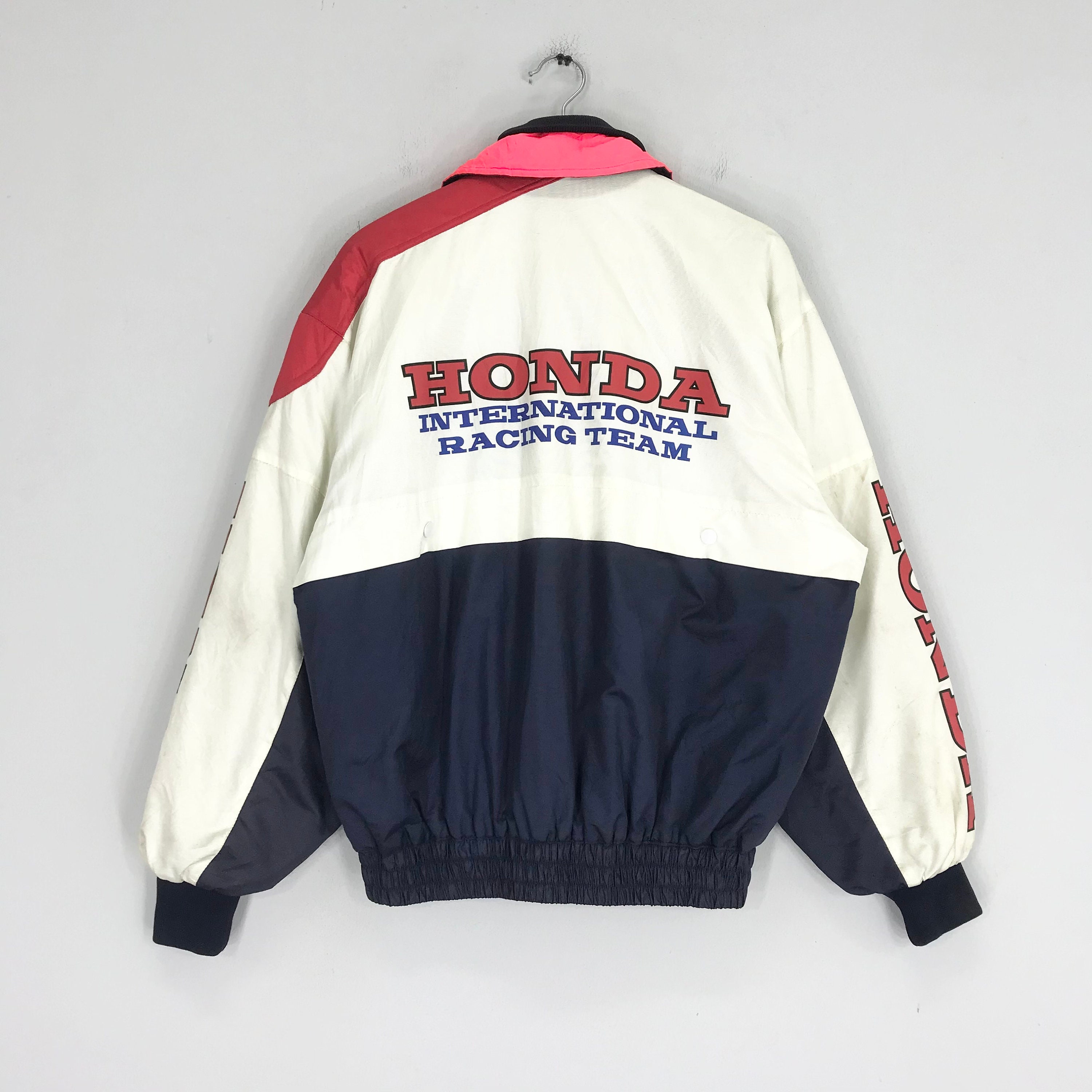 Vintage 90s Honda Racing Team Reversible Zipper Jacket Honda Vintage 90s Honda Racing Team Reversible Zipper Jacket Honda