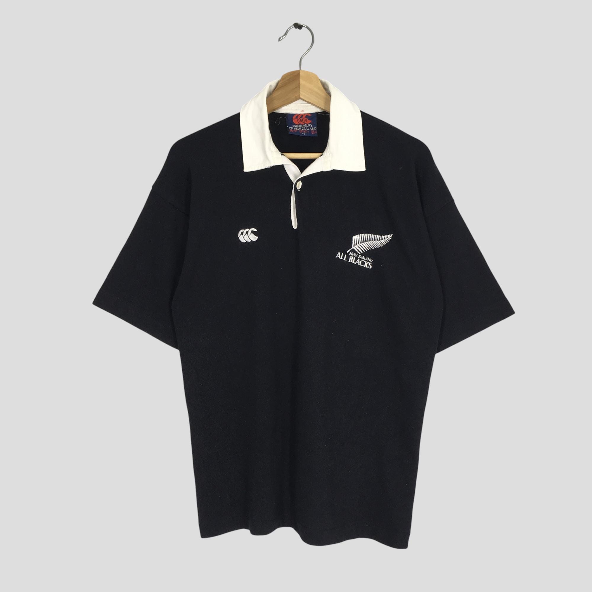 Mens Large Vintage New Zealand All Blacks 90s Canterbury