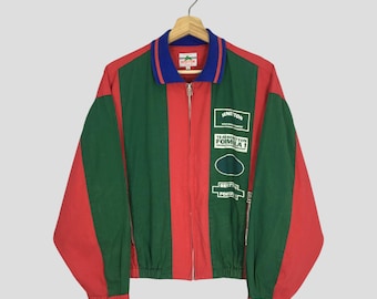 Benetton Formula 1 Racing Team Double Pocket Windbreaker Jacket