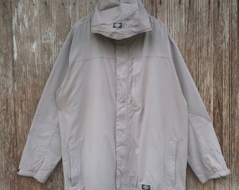 Rare!! Dickies Storm Windbreaker Hoodie Zipper Jacket Dickies Worker Style Size 3XL