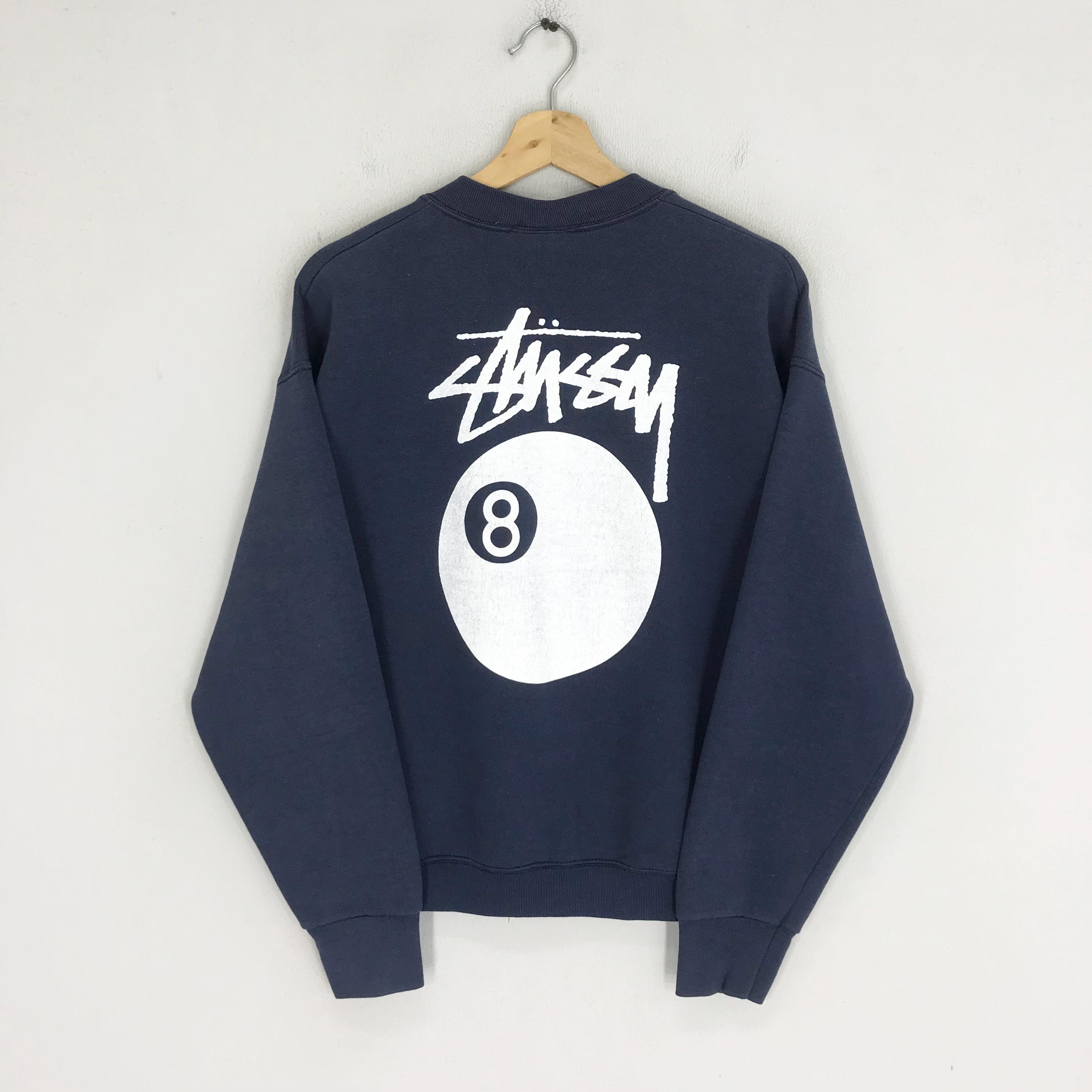 Vintage 90's Stussy Usa Blue Sweatshirt Medium Stussy Eight Vintage 90's Stussy Usa Blue Sweatshirt Medium Stussy Eight