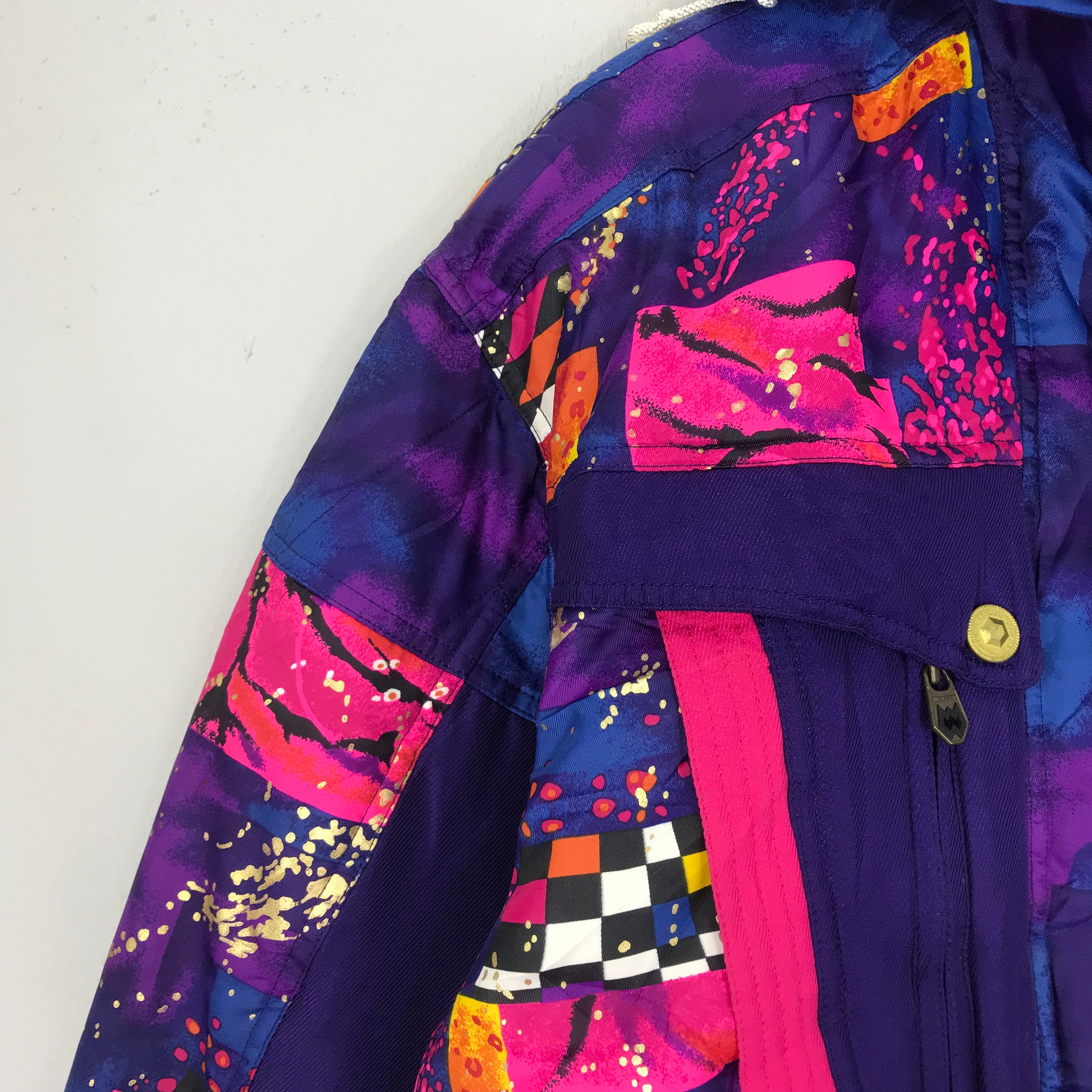Vintage 90's Windex Ski Wear Jacket Colorblock Skiing