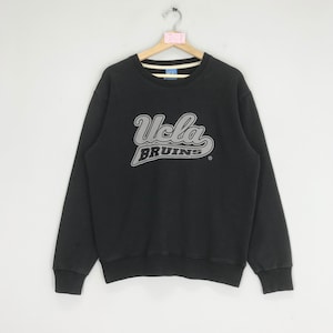 Vintage University Of California Los Angeles Black Sweatshirt Medium University California Ncaa Spell Out Sweater University Jumper Size M