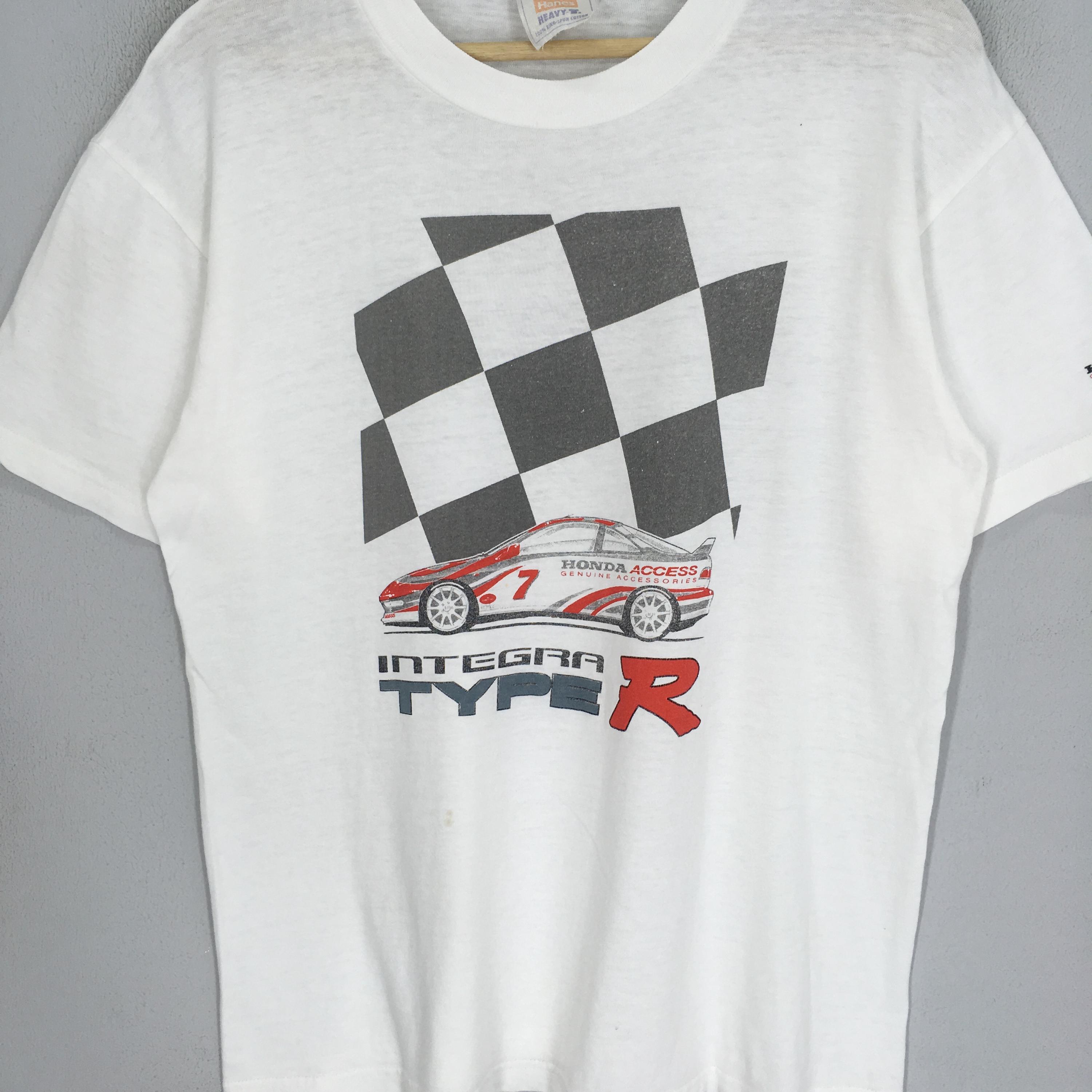 Vintage 90's Honda Integra White Tshirt Medium Honda Japan JDM
