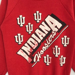 Vintage 90s Indiana University Sweatshirt University Indiana Hoosiers ...