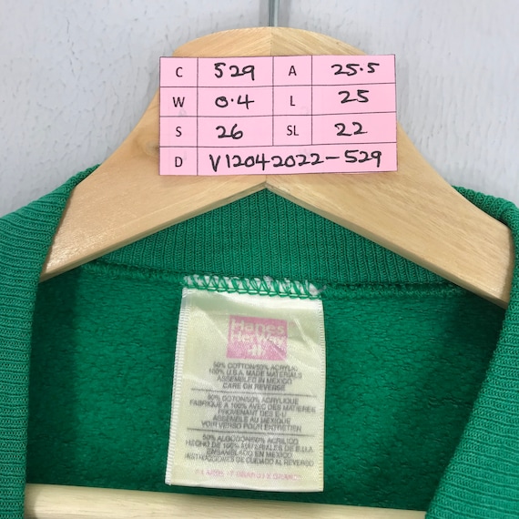 Green hanes deals sweatshirt