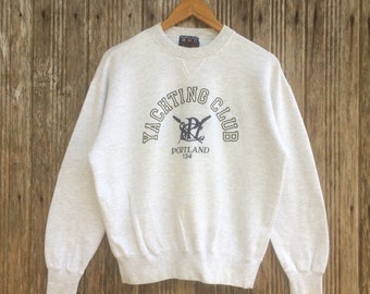 Vintage Portland Yachting Club Sweatshirts small size