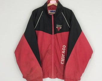 Vintage 90's Chicago Bulls American Basketball Team Zipper Jacket
