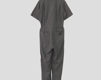 Vintage Dickies Overalls Cotton Grey Small Workwear Style Workers