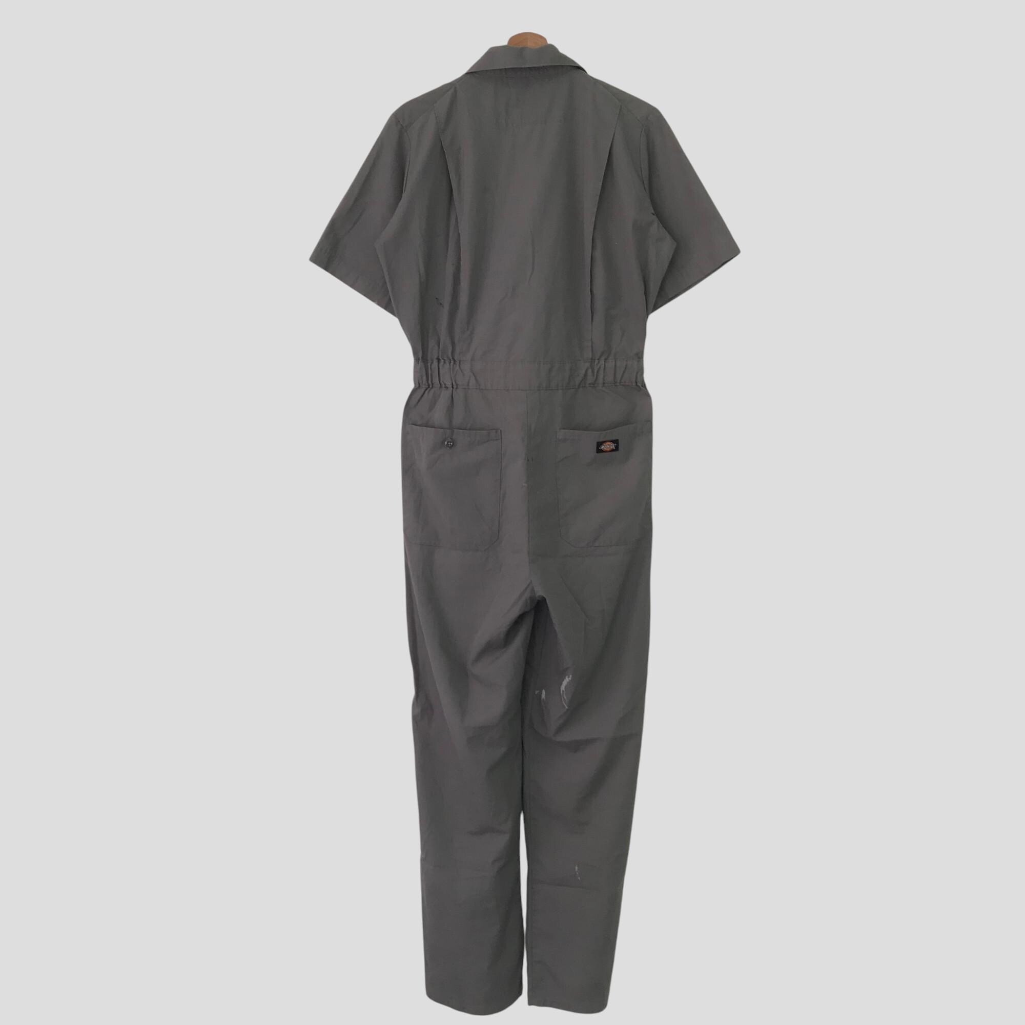 Dickies カバーオール グレー Mサイズ 2着セット Vintage Dickies Overalls Cotton Grey Small Workwear Style Workers