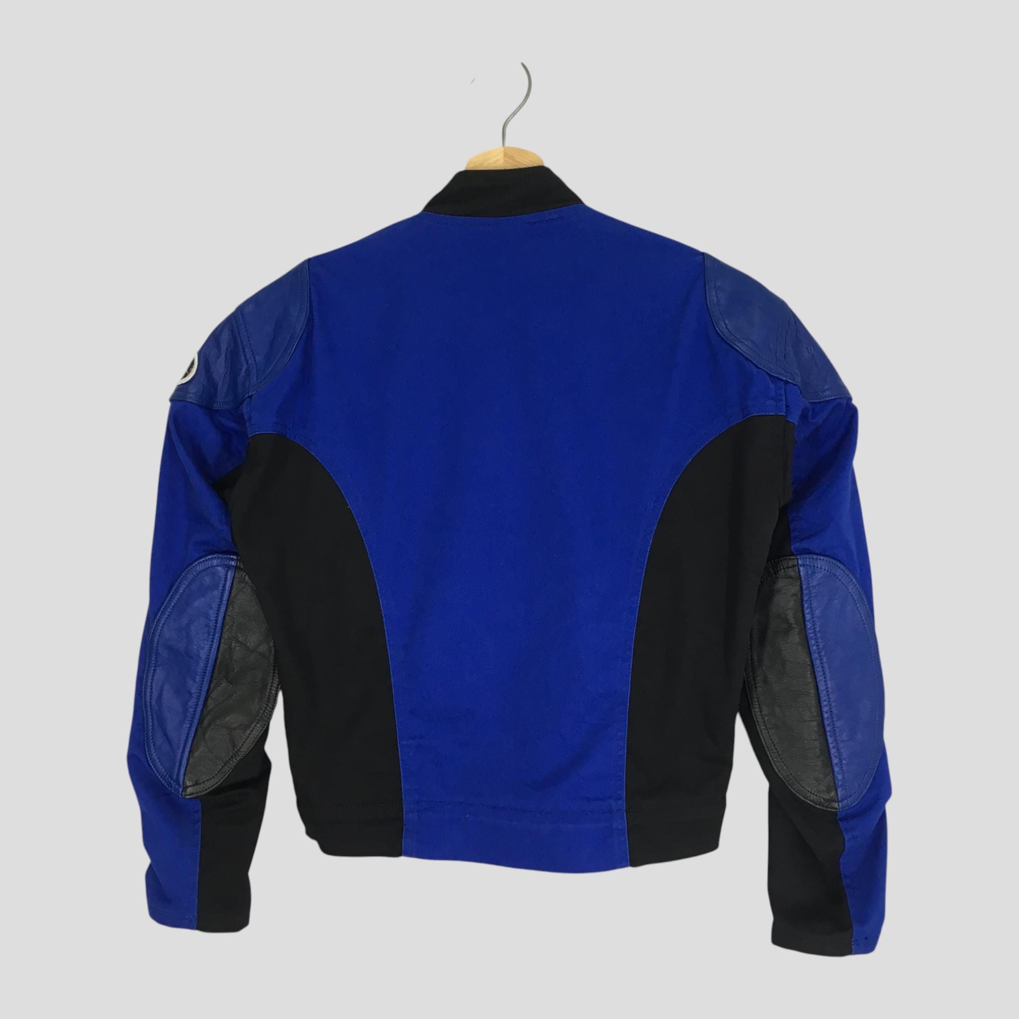 Vintage 90's Kushitani Hamamatsu Motorsport Blue Riding Zipper