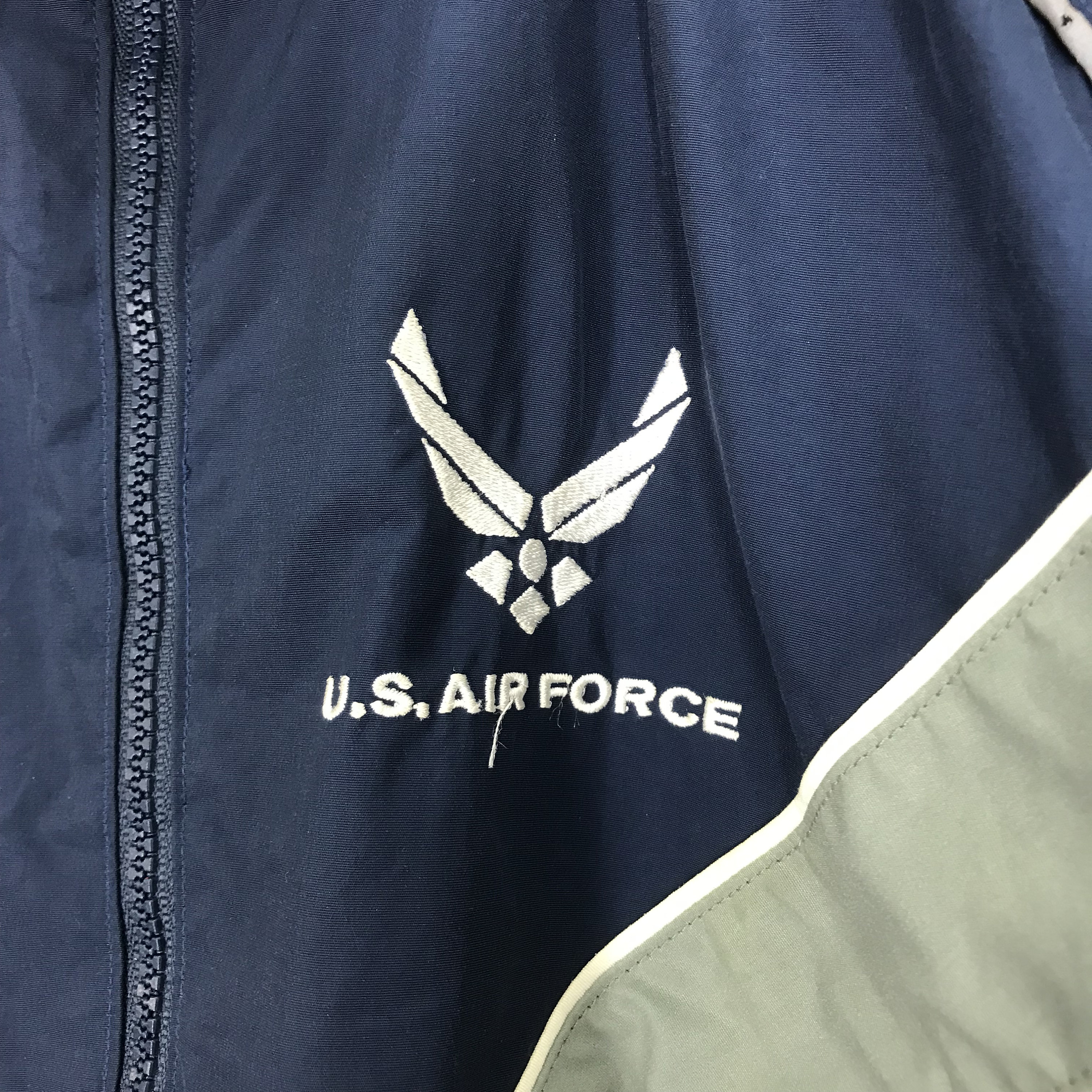 Vintage 90's US Air Force Windbreaker Zipper Jacket Usaf