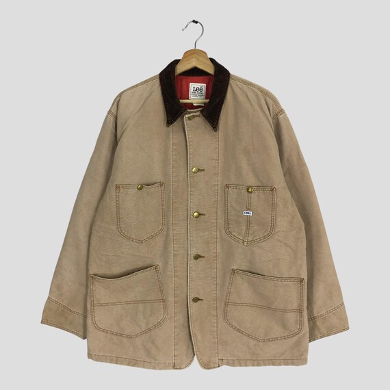 Vintage 90's Lee Hunting Brown Duck Chore Jacket Xlarge Lee
