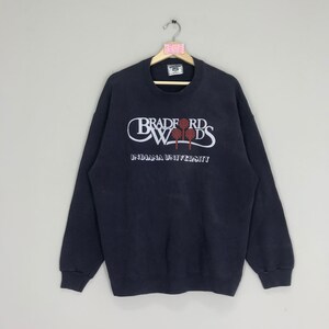 Vintage 90s Indiana University Bradford Woods Sweatshirt Indiana University Jumper University Indiana Pullover Size XL