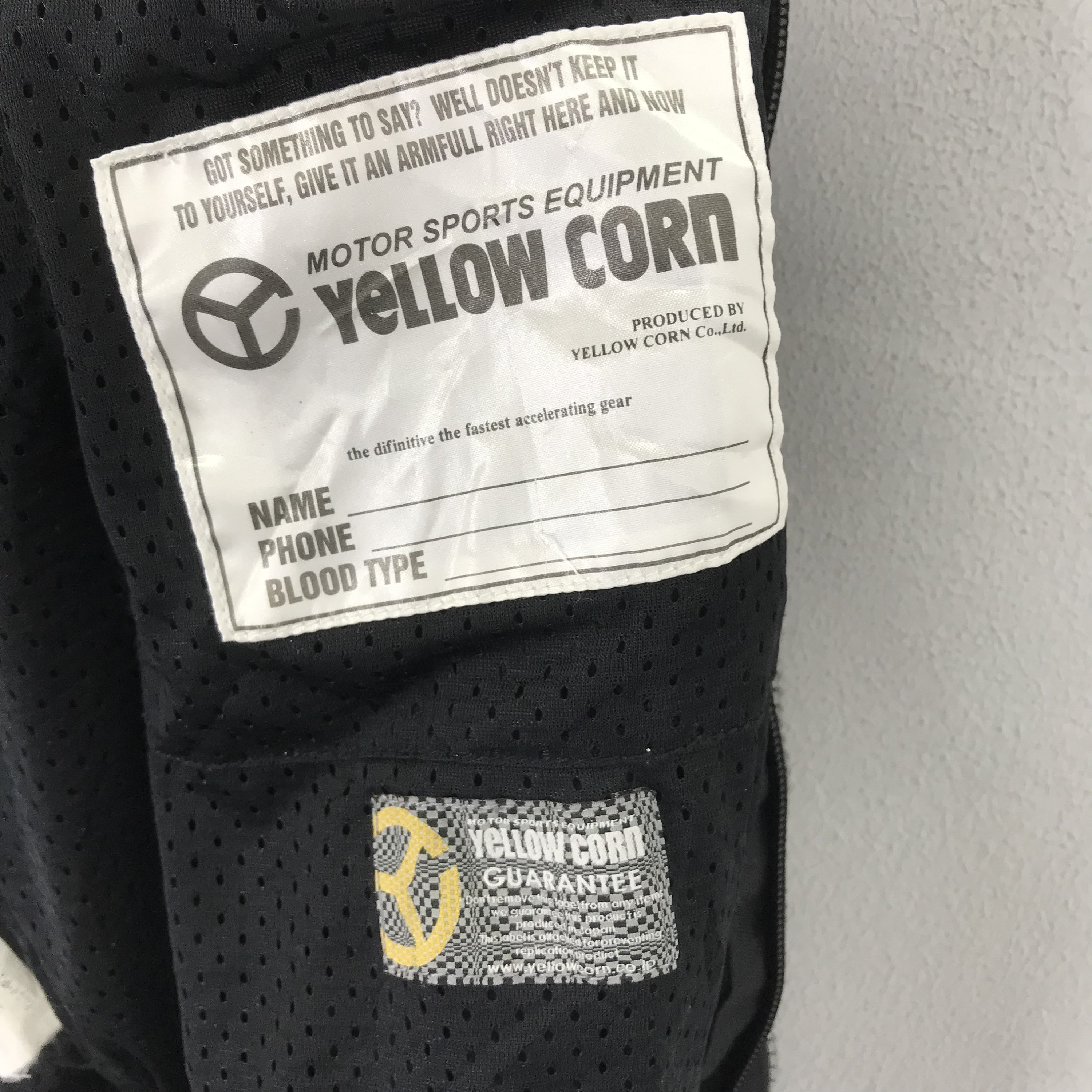 Vintage 90s Yellow Corn Motor Sports Jacket Large Yellow Corn High