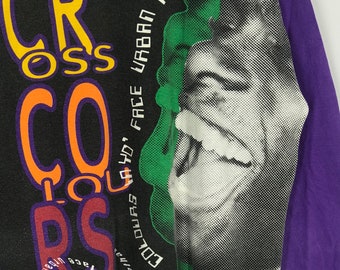 Vintage 90s Cross Colours “ya Dig” in Yo Face Urban Flava Hip Hop