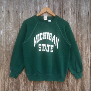 Vintage Michigan State University Logo Sweatshirts Crewneck Size S