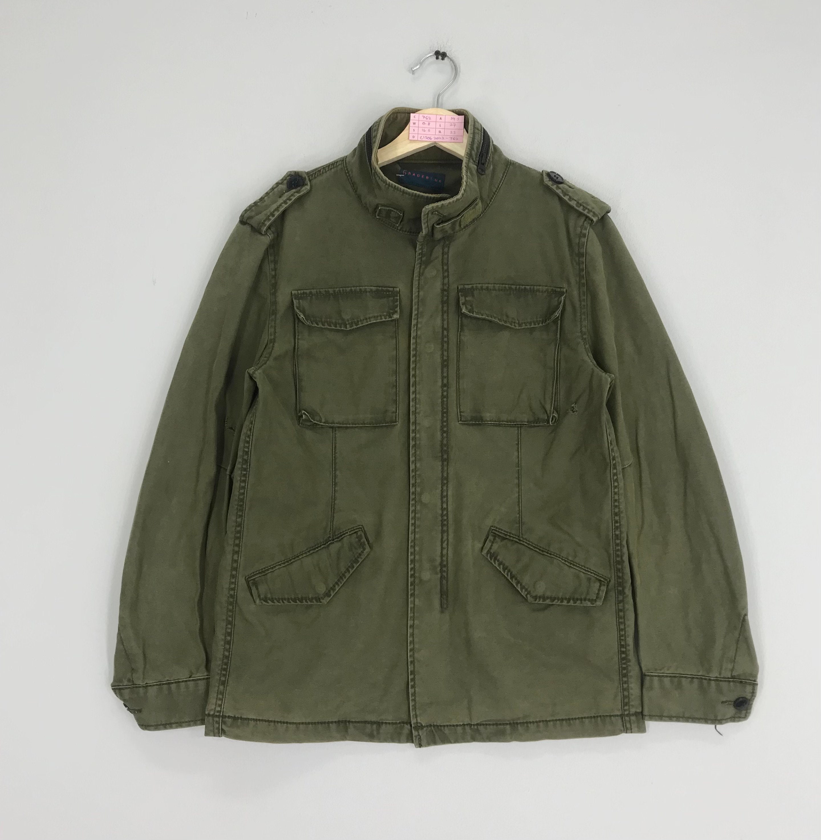 Green military jacket sale