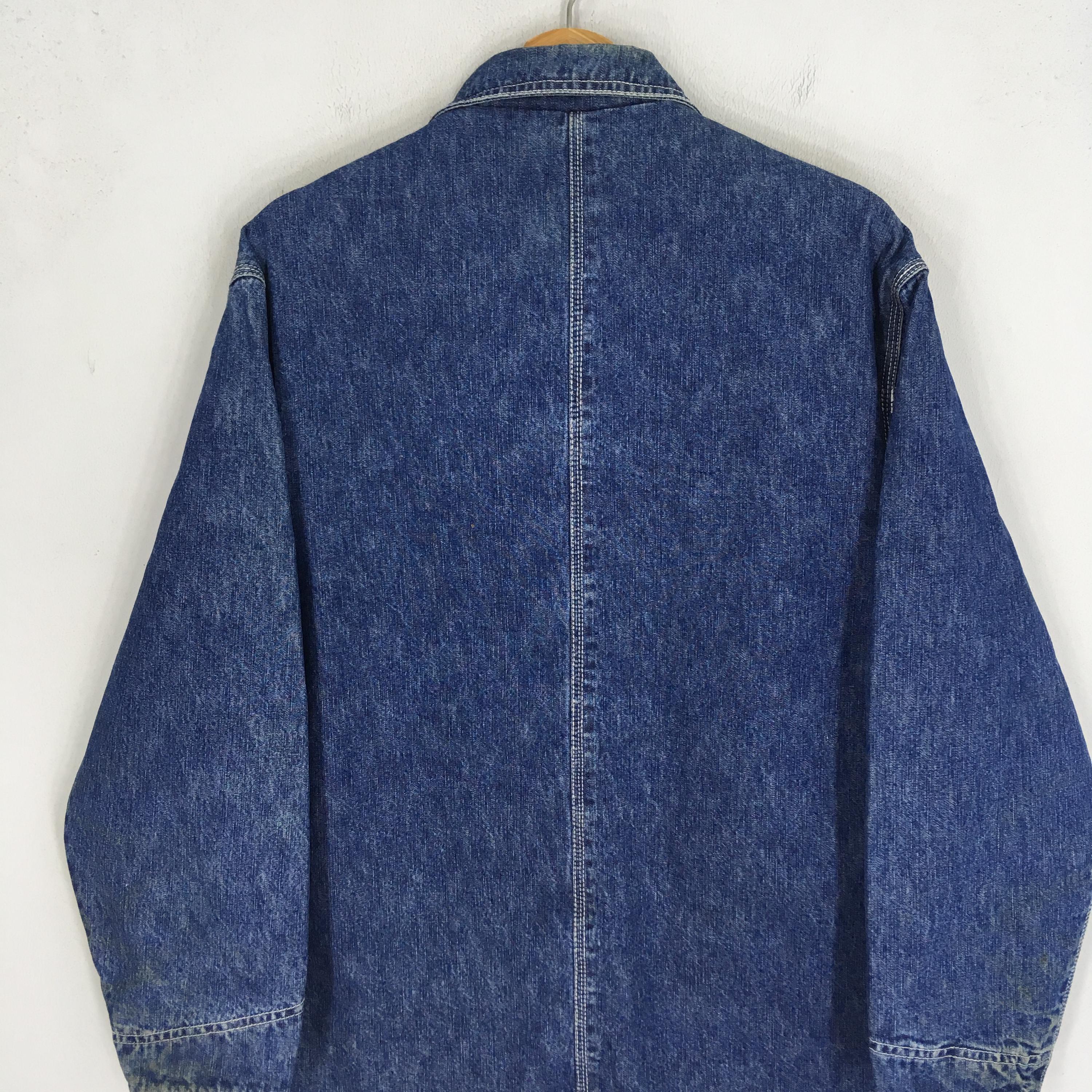 Vintage 90s Levi's American Denim Chore Worker Jacket Medium Levis