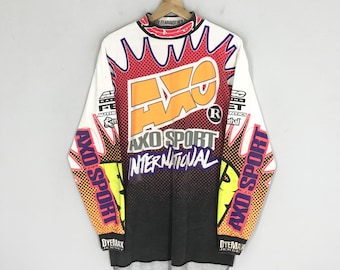 未使用 ビンテージ USA製 モトクロス AXO レーシング Tシャツ ロンT USA製 未使用 ビンテージ モトクロス AXO レーシング Tシャツ
