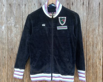 Canterbury of New Zealand Fleece Jacket: Embroidered Logo, Black