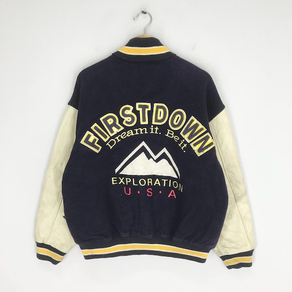 Vintage First Down Leather Jacket 古着革ジャン Vintage First Down Leather Jacket 古着革ジャン