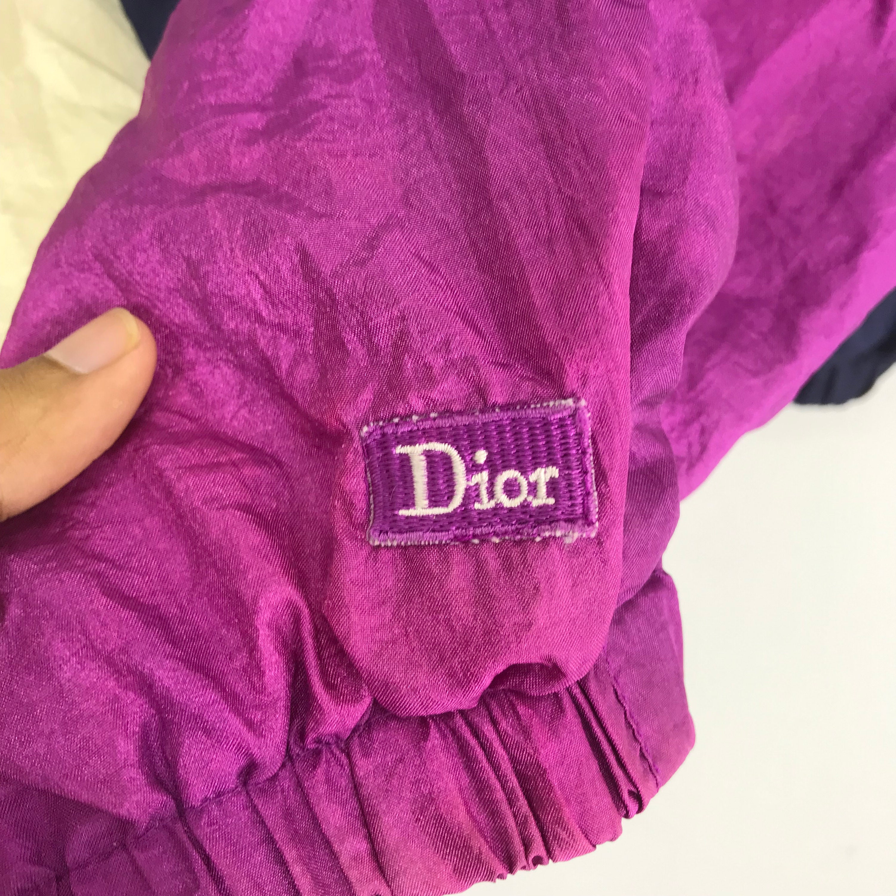 Vintage Christian Dior Multicolor Winbreaker Zipper Jacket