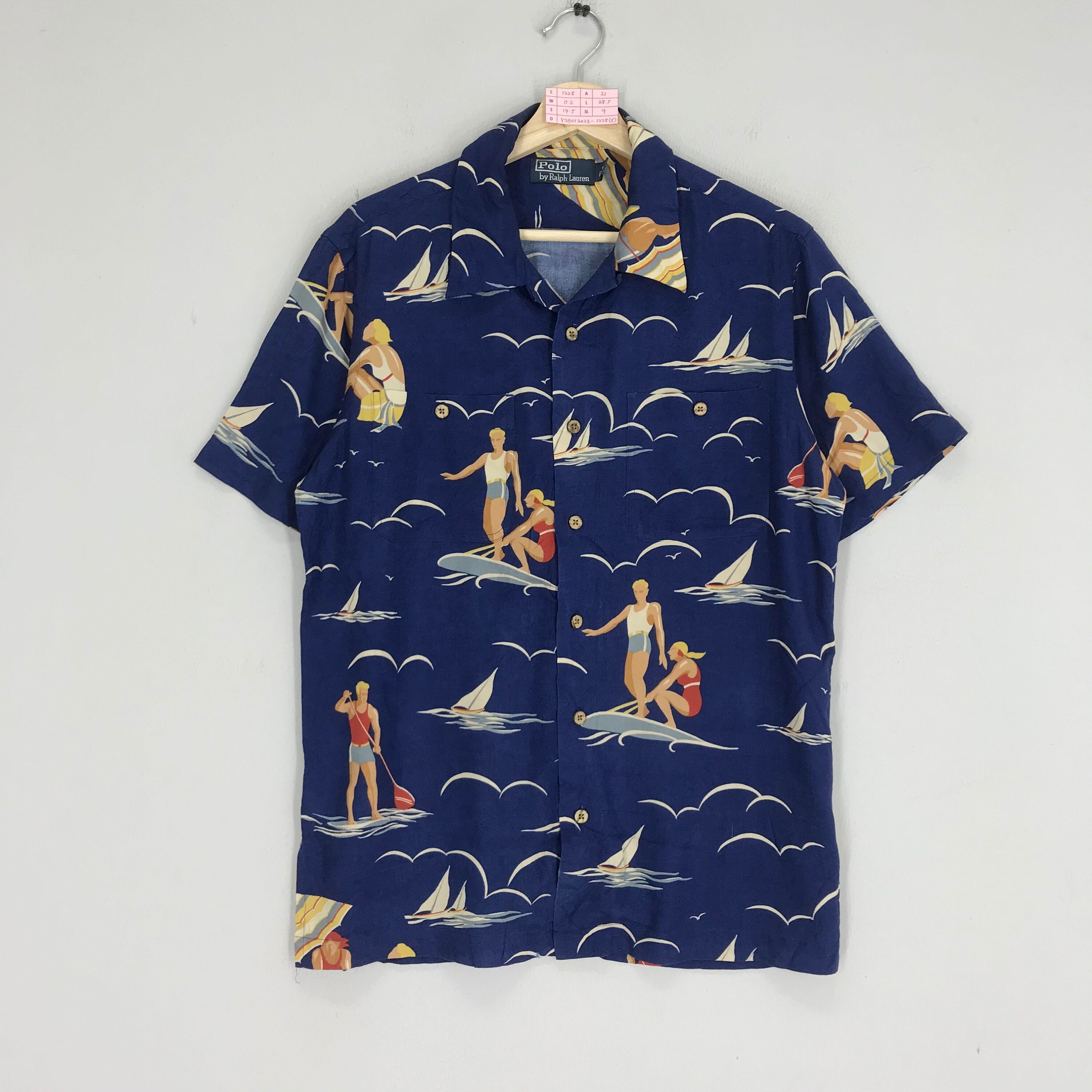 Vintage Polo by Ralph Lauren Hawaiian Beach Wear Aloha Hawaii